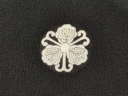平和屋着物■豪華黒留袖　刺繍　十二単　金彩　正絹　逸品　CABF3746ev