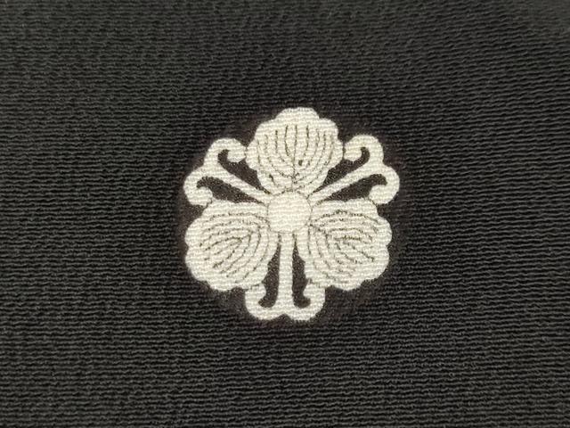平和屋着物■豪華黒留袖　刺繍　十二単　金彩　正絹　逸品　CABF3746ev