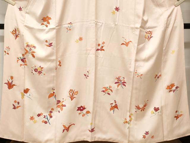 平和屋着物■訪問着 刺繍 枝花文 金彩 正絹 逸品 CABF3751ev