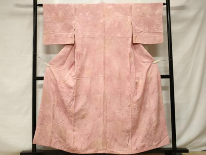 平和屋着物■上質な小紋 霞文 舞花地紋 暈し染め 正絹 逸品 CABF3765ev
