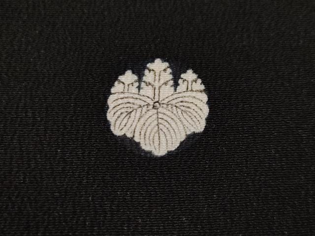 平和屋着物■豪華黒留袖 駒刺繍 蜀江鳳凰絵皿花文 暈し染め 金彩 正絹 逸品 CABF3769ev
