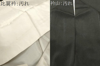 平和屋着物■豪華黒留袖 群鶴御所解文 暈し染め 正絹 逸品 CABF3789ev