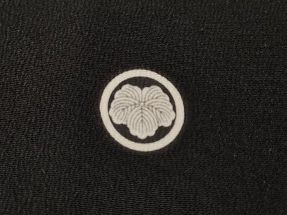 平和屋着物■豪華黒留袖 群鶴御所解文 暈し染め 正絹 逸品 CABF3789ev