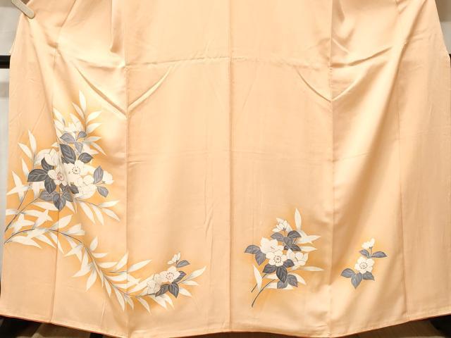 平和屋着物■訪問着 枝花文 暈し染め 金彩 正絹 逸品 CABF3809ev