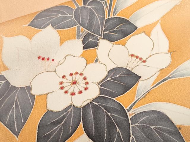 平和屋着物■訪問着 枝花文 暈し染め 金彩 正絹 逸品 CABF3809ev