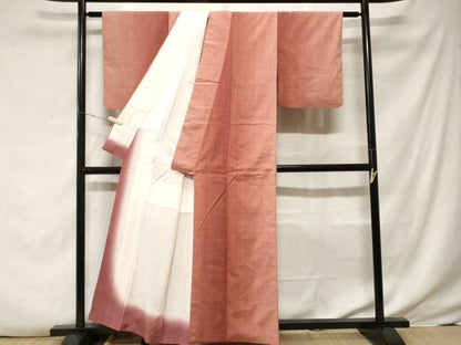 平和屋着物■上質な紬　霞文　正絹　逸品　CABF3810ev