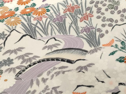 平和屋着物■訪問着　松竹梅流水文　正絹　逸品　CABF3812ev