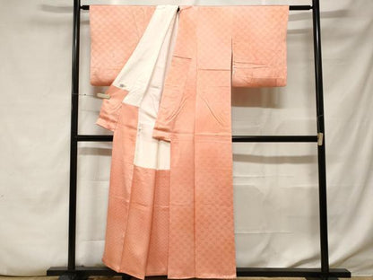 平和屋着物■上質な小紋　青海波地紋　霞文　暈し染め　やまと誂製　正絹　逸品　CABF3818ev