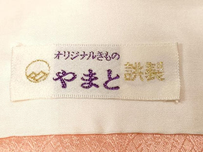 平和屋着物■上質な小紋　青海波地紋　霞文　暈し染め　やまと誂製　正絹　逸品　CABF3818ev
