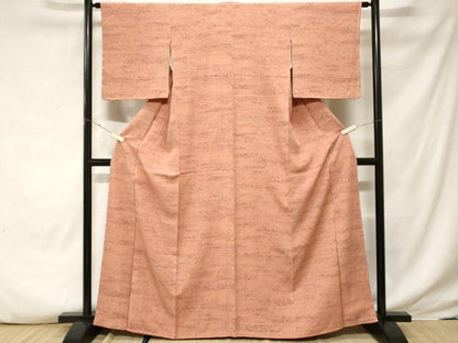 平和屋着物■上質な小紋　霞文　正絹　逸品　CABF3831ev