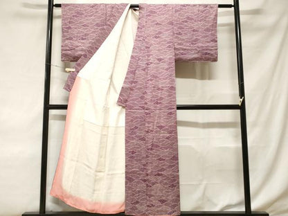 平和屋着物■上質な小紋　吉祥文　正絹　逸品　CABF3836ev