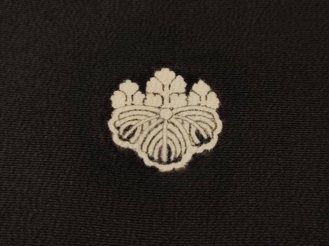平和屋着物■豪華黒留袖　刺繍　雲取り鳳凰花文　金彩　正絹　逸品　CABF3842ev