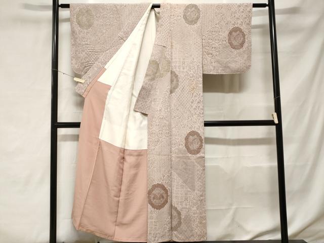平和屋着物■上質な小紋　正絹　逸品　CABF3845ev