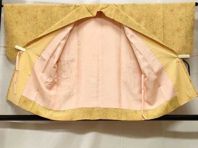 平和屋着物＃道中着　花尽くし文　暈し染め　正絹　逸品　未使用　CABF3864ev
