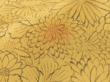 平和屋着物＃道中着　花尽くし文　暈し染め　正絹　逸品　未使用　CABF3864ev