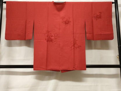 平和屋着物＃中国三大刺繍　スワトウ相良刺繍　総刺繍　道行コート　熨斗草花文　正絹　逸品　CABF3876ev