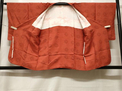 平和屋着物＃道行コート　花丸文　正絹　逸品　未使用　CABF3883ev