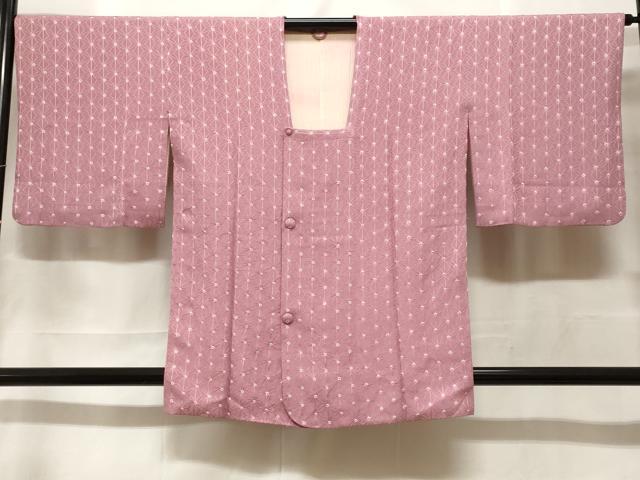 平和屋着物＃道行コート　絞り　麻の葉文様　正絹　逸品　CABF3885ev