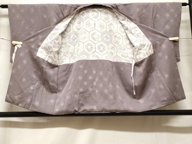 平和屋着物＃道行コート　蜀江花文　暈し染め　正絹　逸品　CABF3889ev
