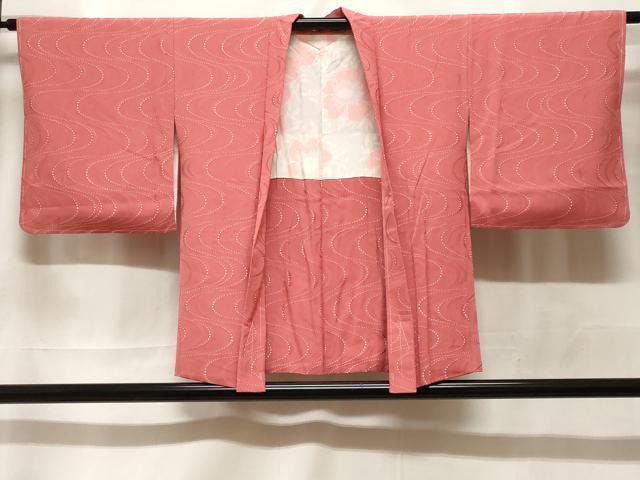 平和屋着物＃羽織　よろけ縞　正絹　逸品　未使用　CABF3898ev