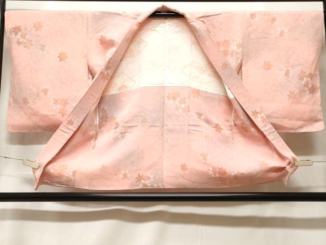 平和屋着物＃羽織 地紋起こし 楓文 暈し染め 正絹 逸品 未使用 CABF3905ev
