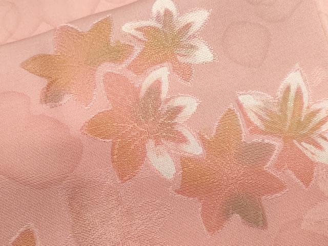平和屋着物＃羽織 地紋起こし 楓文 暈し染め 正絹 逸品 未使用 CABF3905ev