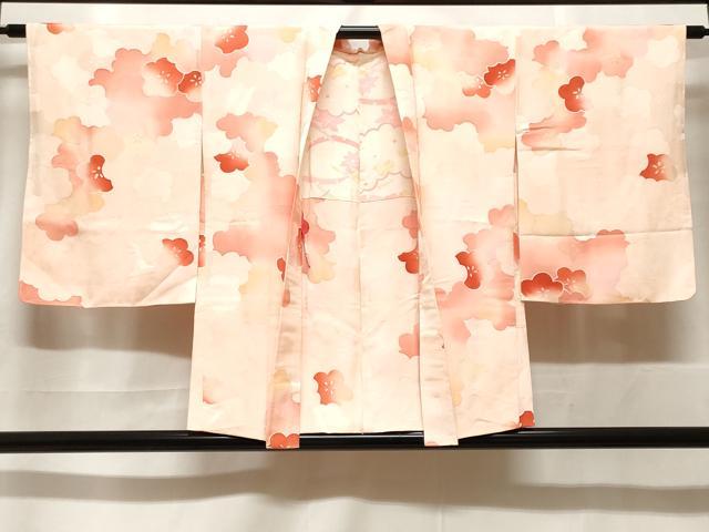 平和屋着物＃羽織　地紋起こし　梅尽く文　暈し染め　正絹　逸品　未使用　CABF3911ev