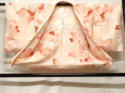 平和屋着物＃羽織　地紋起こし　梅尽く文　暈し染め　正絹　逸品　未使用　CABF3911ev