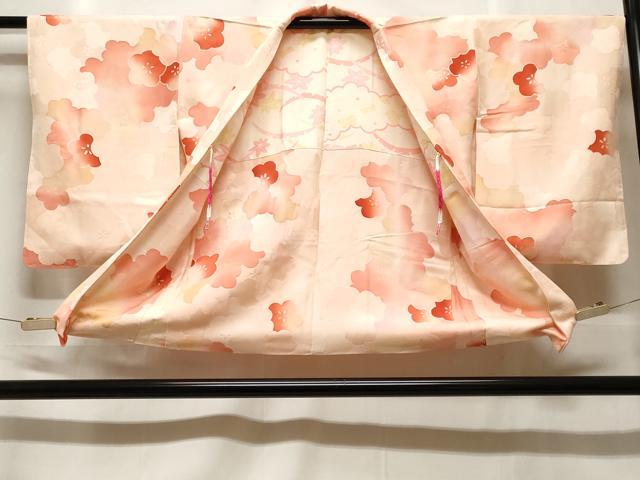 平和屋着物＃羽織　地紋起こし　梅尽く文　暈し染め　正絹　逸品　未使用　CABF3911ev