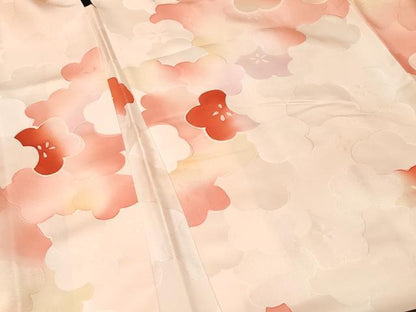 平和屋着物＃羽織　地紋起こし　梅尽く文　暈し染め　正絹　逸品　未使用　CABF3911ev