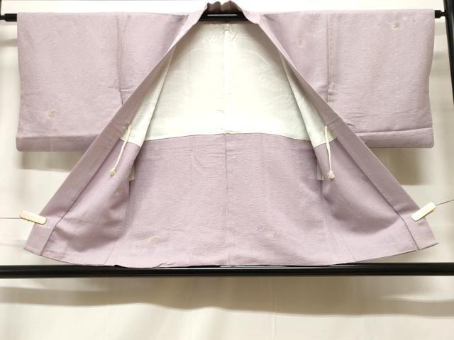 平和屋着物＃羽織　寿光織　箔散らし文　金銀糸　正絹　逸品　CABF3919ev