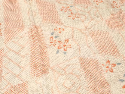 平和屋着物＃羽織　総刺繍　切嵌花文　正絹　逸品　未使用　CABF3928ev