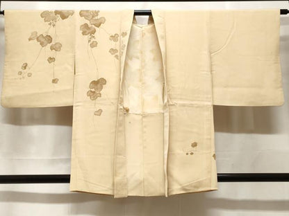 平和屋着物＃羽織　蔦の葉文　金彩　正絹　逸品　CABF3933ev