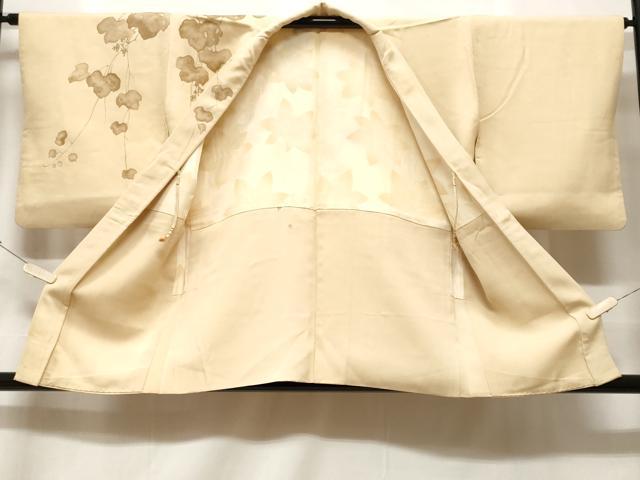 平和屋着物＃羽織　蔦の葉文　金彩　正絹　逸品　CABF3933ev