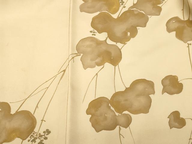 平和屋着物＃羽織　蔦の葉文　金彩　正絹　逸品　CABF3933ev