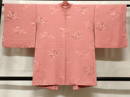 平和屋着物＃羽織　地紋起こし　花唐草文　正絹　逸品　未使用　CABF3939ev