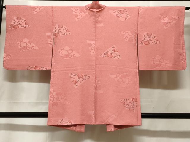 平和屋着物＃羽織　地紋起こし　花唐草文　正絹　逸品　未使用　CABF3939ev
