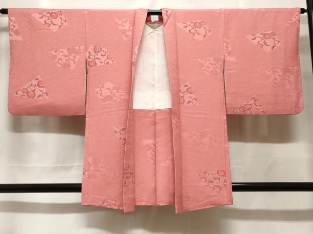 平和屋着物＃羽織　地紋起こし　花唐草文　正絹　逸品　未使用　CABF3939ev