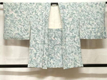 平和屋着物＃羽織　唐草文　正絹　逸品　CABF3951ev
