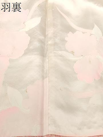 平和屋着物＃羽織　総絞り　流水舞菊文　正絹　逸品　CABF3952ev