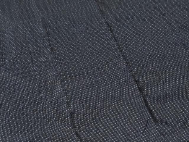 平和屋着物＃道行コート　本場大島紬　80亀甲　総詰め　正絹　逸品　CABF3963ev