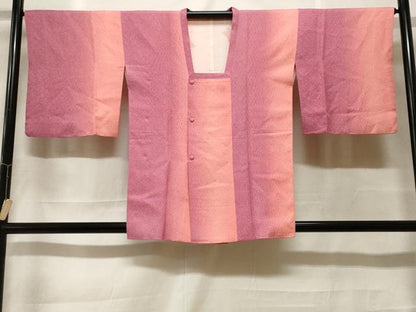 平和屋着物＃道行コート　間道　暈し染め　正絹　逸品　CABF3973ev
