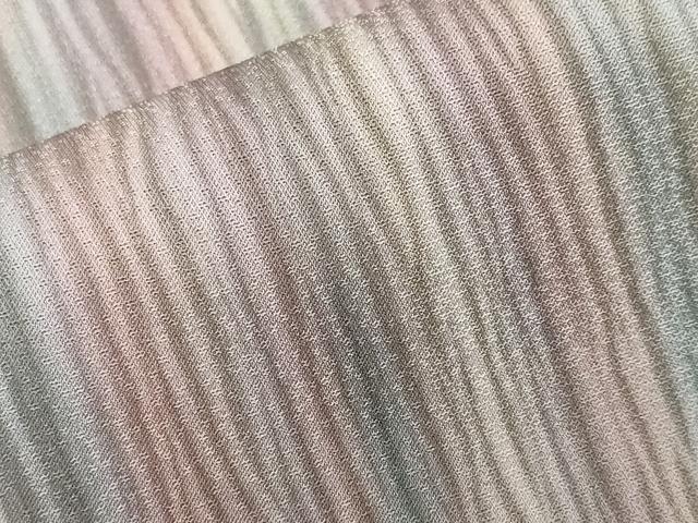 平和屋着物＃羽織　よろけ縞　正絹　逸品　CABF3982ev