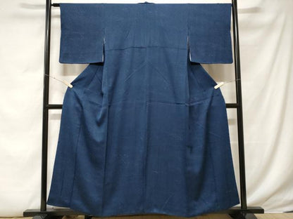 平和屋着物■上質な小紋　霞文　金彩　正絹　逸品　CABF3989ev