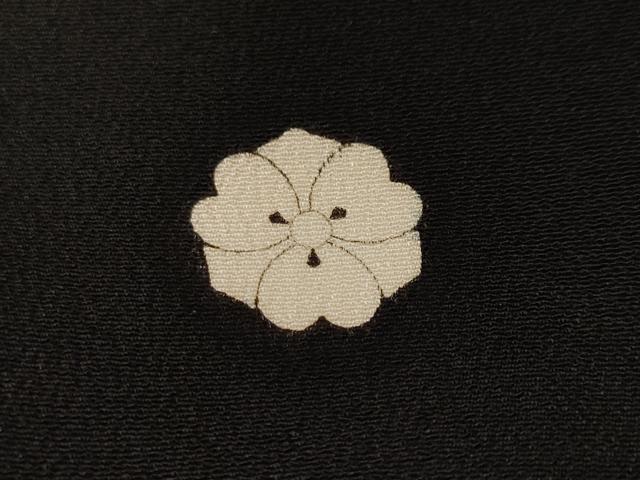 平和屋着物■豪華黒留袖　駒刺繍　飛鶴枝松文　暈し染め　金彩　正絹　逸品　CABF4043ev