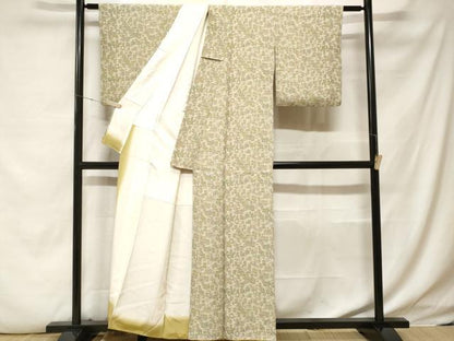 平和屋着物■上質な小紋 貝桶鼓花文 正絹 逸品 CABF4046ev