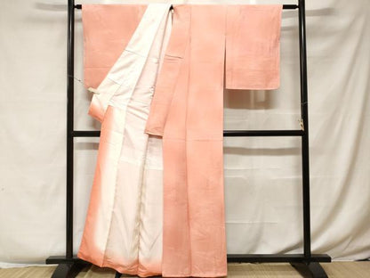 平和屋着物■上質な小紋　遠山吉祥文　暈し染め　正絹　逸品　CABF4058ev