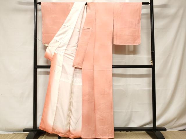 平和屋着物■上質な小紋　遠山吉祥文　暈し染め　正絹　逸品　CABF4058ev