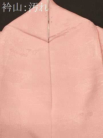 平和屋着物■上質な色無地　人物風景地紋　虹色　正絹　逸品　CABF4067ev
