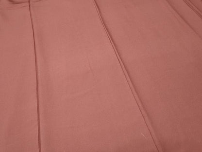 平和屋着物■上質な色無地　蘇芳香色　正絹　逸品　CABF4071ev